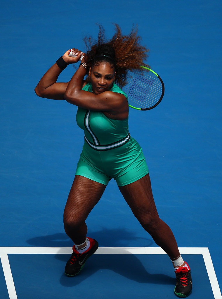 Serena Williams' fashionable start to the Australia Open