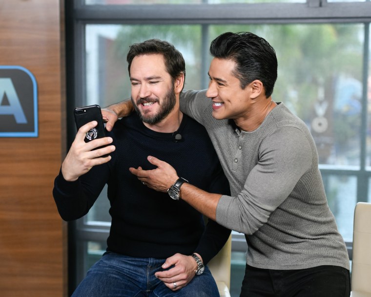 Mario Lopez and Mark-Paul Gosselaar