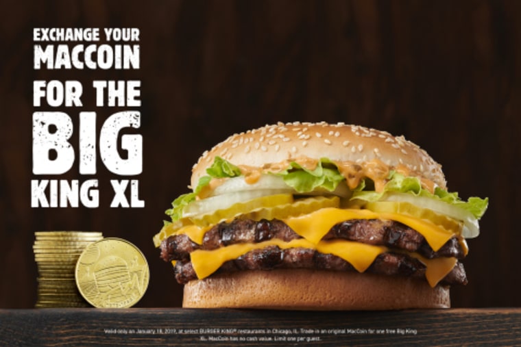 Burger King challenges McDonald's with a Big Mac copycat burger called the Big King XL.