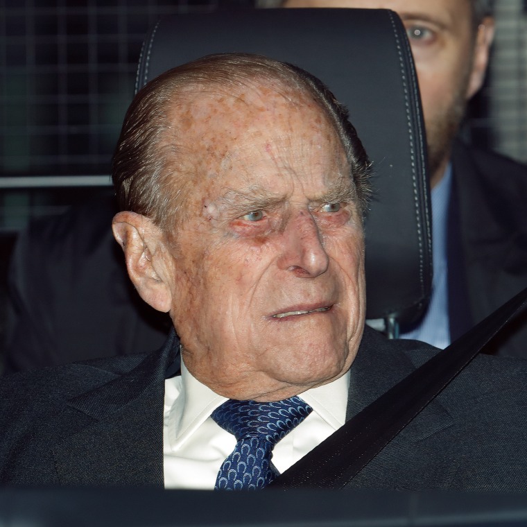 Prince Philip after crash