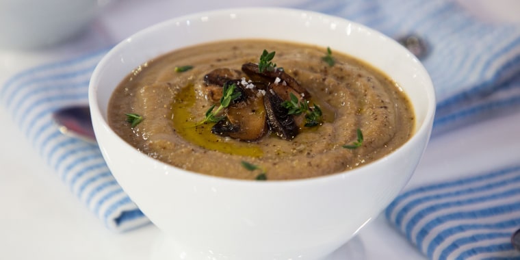 Mushroom soup, without all of the cream and calories.