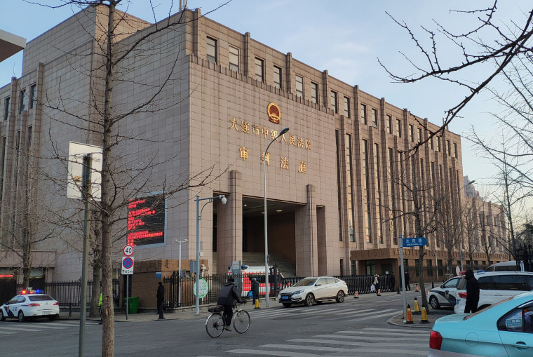Image: The Intermediate People's Court of Dalian, where the trial for Robert Lloyd Schellenberg, a Canadian citizen on drug smuggling charges, will be held