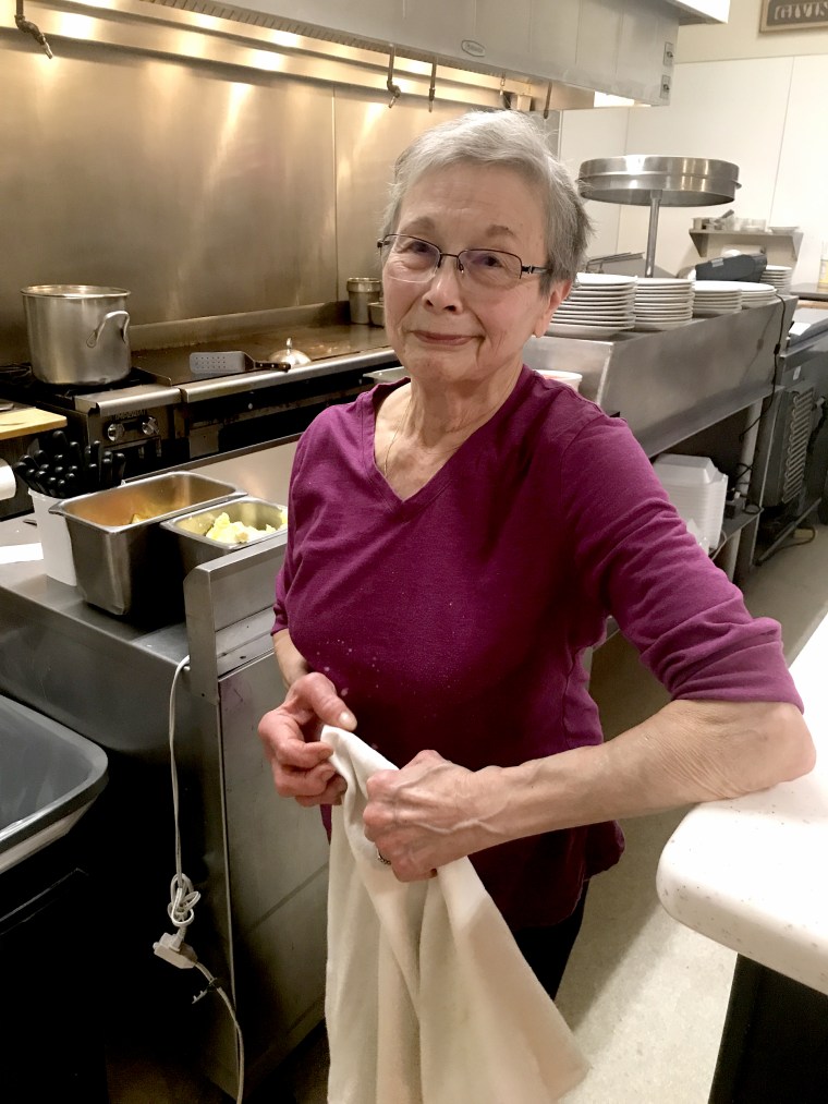 Eleanor King, the owner of King's Diner in the "Coast Guard City" of Kodiak, Alaska, estimates that her business has nearly been cut in half since the government shutdown started.