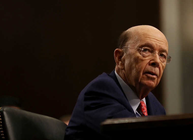 Image: Secretary of Commerce Wilbur Ross testifies at his confirmation hearing on Capitol Hill on Jan. 8, 2017.