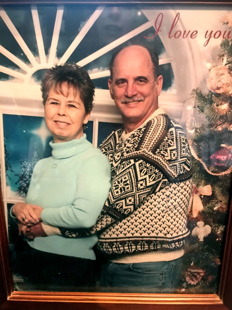 Image: David Austin with his wife, Bonnie, in an undated photo