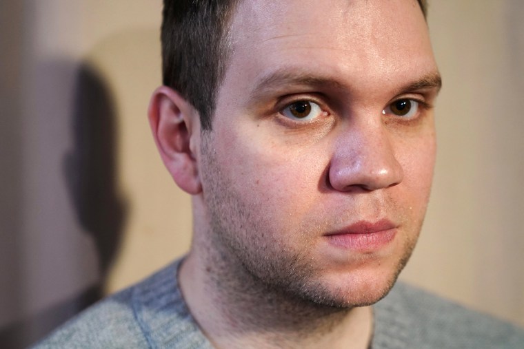 Image: Matthew Hedges poses for a photo in the Manhattan borough of New York City