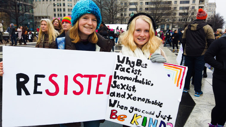 Jacinta Henry, 14, and her sister Genevieve Henry, 11, who live just outside Detroit, Michigan.