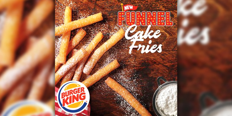 Burger King launched new funnel cake fries