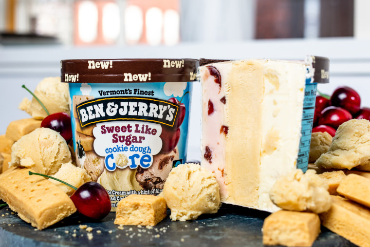Sweet Like Sugar Cookie Dough Core features two classic ice cream flavors in one pint.