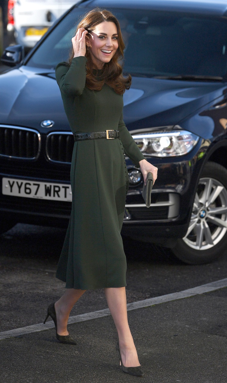 Duchess of Cambridge attends FamilyLine service