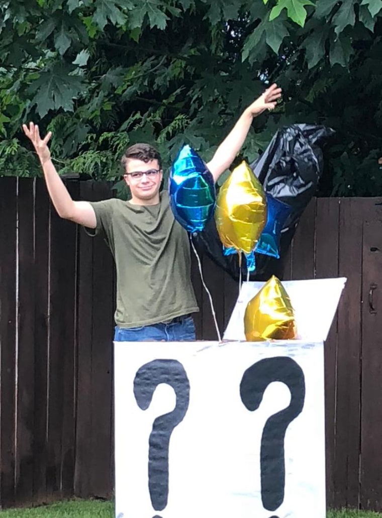 Carson Mielke only let his grandma, who drove him to the party store to buy balloons in Montana State University's colors, know the secret of where he was going to college before the big reveal at his graduation party in 2018. 