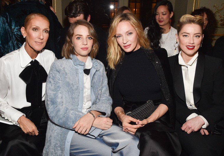 Uma Thurman and daughter Maya Thurman-Hawke hit Paris Haute Couture ...