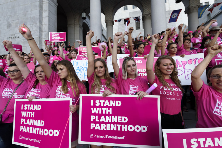 Planned Parenthood Rally in Los Angeles
