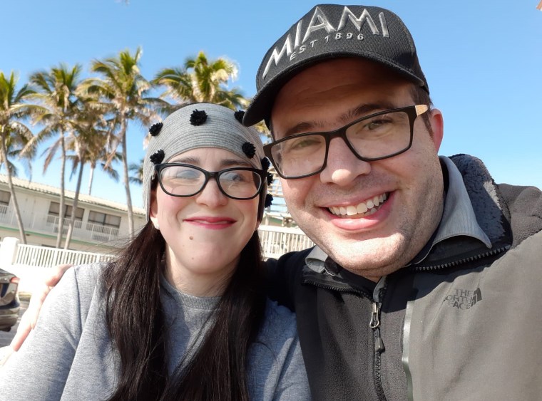 Yossi Adler and his wife, Jennie.