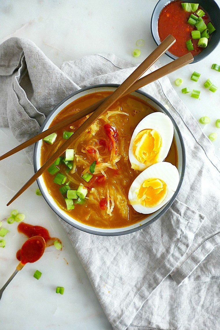 Vegetarian Spaghetti Squash Ramen