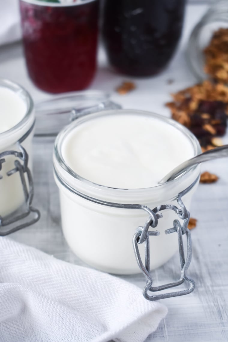 Homemade Vanilla Instant Pot Yogurt