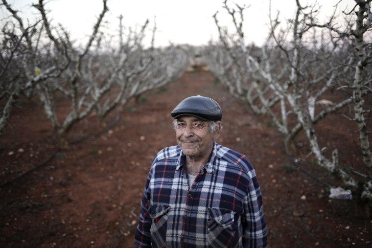 Image: Haim Hod in his family's orchard