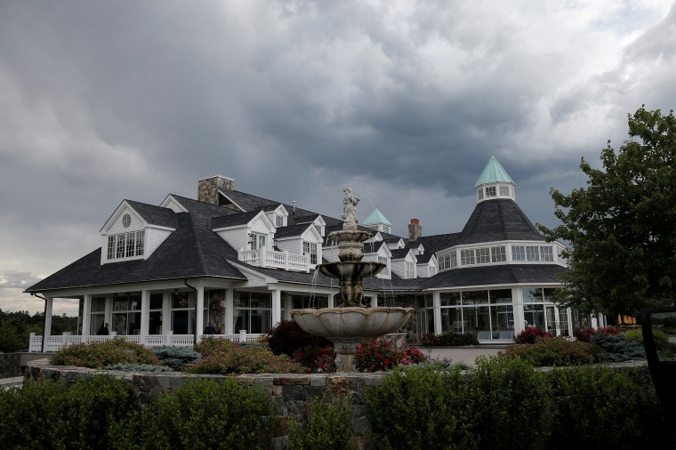 The clubhouse at the Trump National Golf Club Westchester in Briarcliff Manor, New York