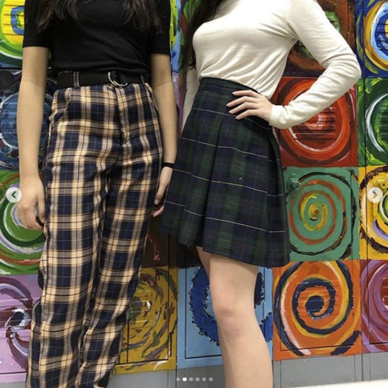 Orsi wore the same skirt as Mitchell and wasn't disciplined.