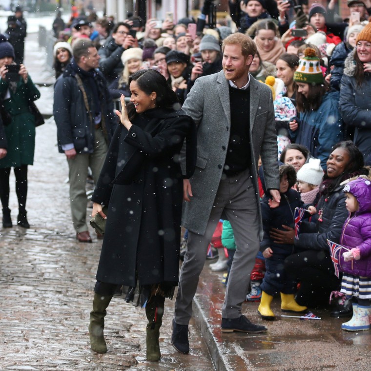 Image: Britain's Prince Harry, Duke of Sussex and Meghan, Duchess of Sussex visit Bristol