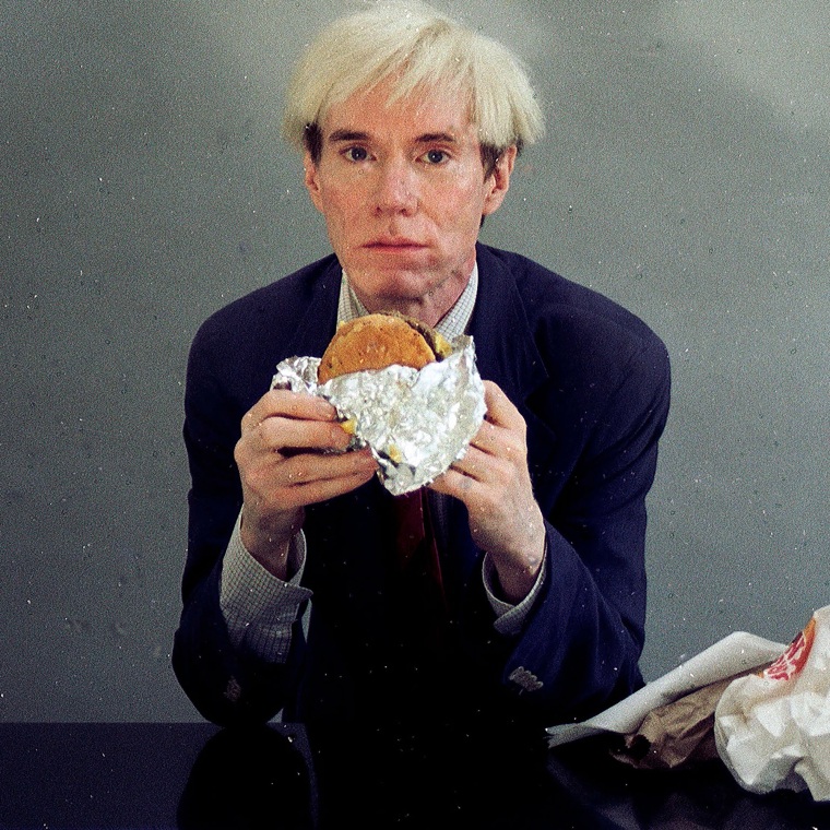 Burger King releases 37-year-old clip of Andy Warhol eating a Whopper.