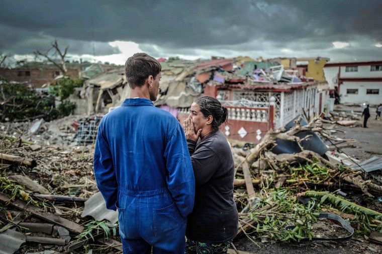 Image: CUBA-WEATHER-TORNADO