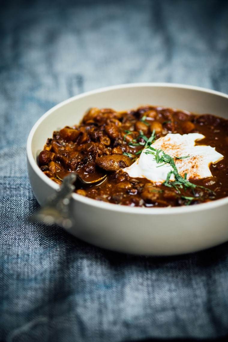 Nik Sharma's Cocoa-Spiced Bean and Lentil Chili