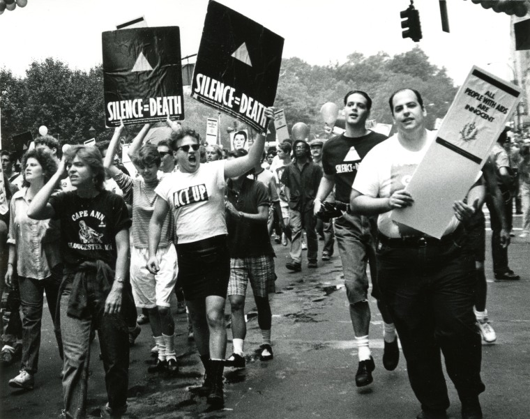 Image: "Say It Loud, Out and Proud: Fifty Years of Pride" presents images from the first half century of NYC Pride marches