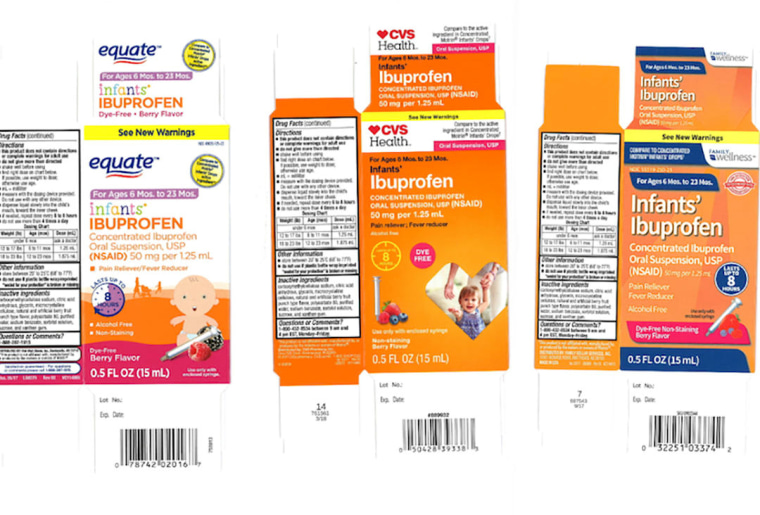 Image: Tris Pharma has expanded their nationwide recall of ibuprofen oral suspension drops.