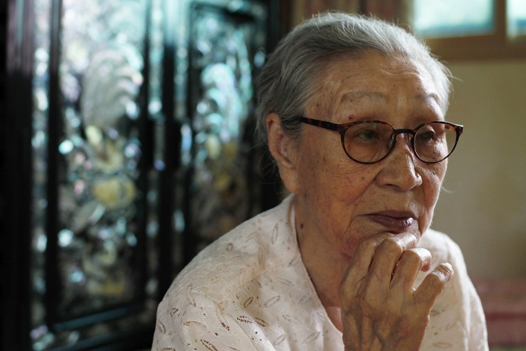 Kim Bok-dong in her room at Woorijip, a survivors' shelter in Seoul on Aug. 14, 2016.