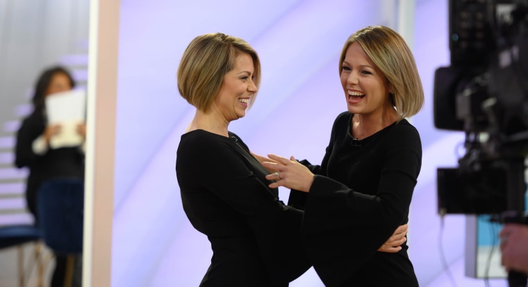 "This is so funny!" exclaimed Dylan Dreyer after meeting her doppelganger.