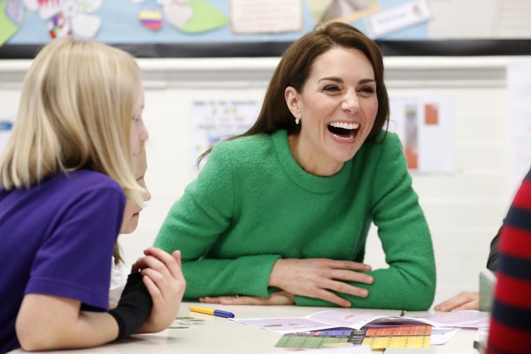 Kate Middleton brings family photo for show and tell at school event