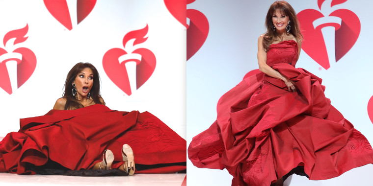 Susan Lucci Shows Grace After Taking A Tumble On The Runway At Go Red