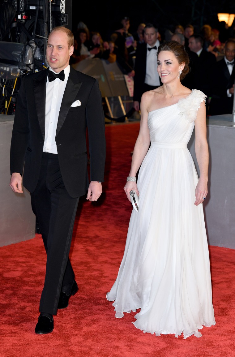 Princess of Wales in Updated Alexander McQueen Gown for BAFTA Awards – What  Kate Wore