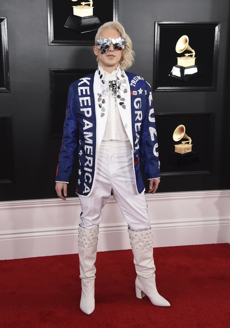 Image: Ricky Rebel at Grammys 2019