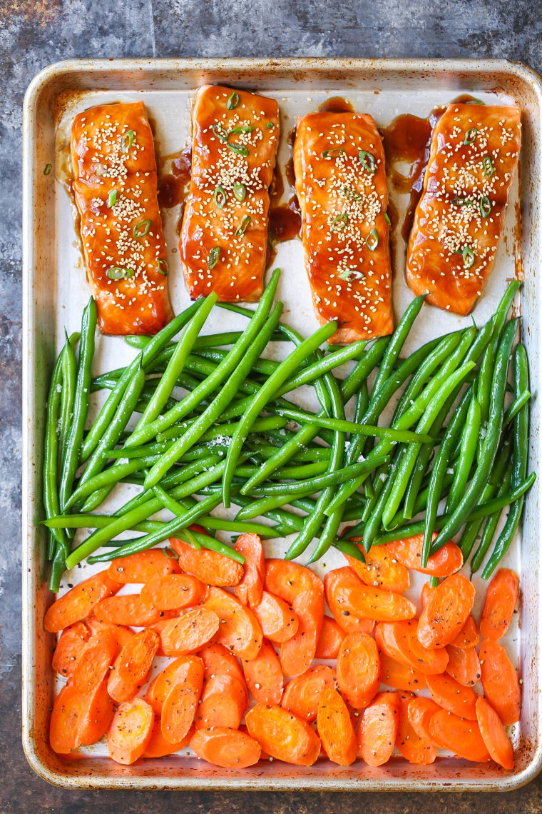 Sheet-Pan Teriyaki Salmon