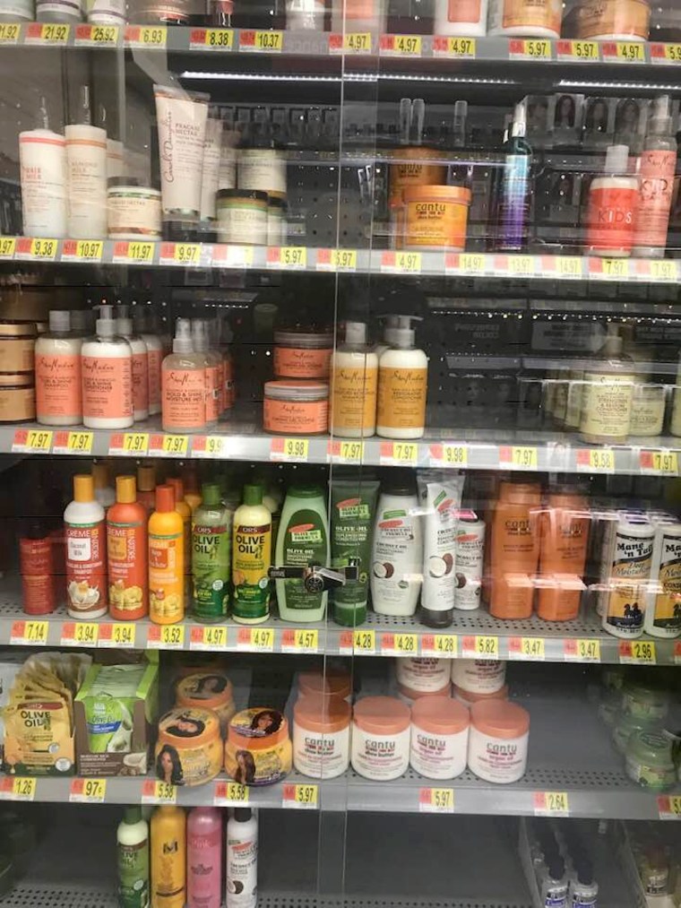 Image: Hair Products lock up