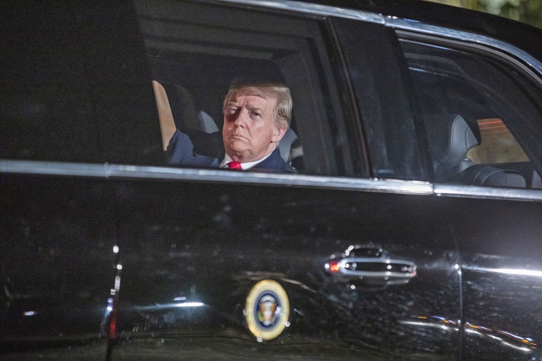 Image: Trump departs White House for Capitol Hill and his second State of the Union speech
