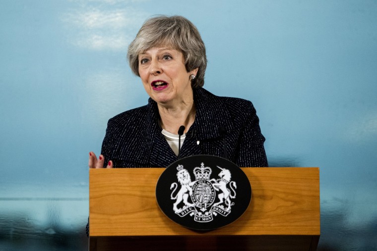 Image: British Prime Minister Theresa May 