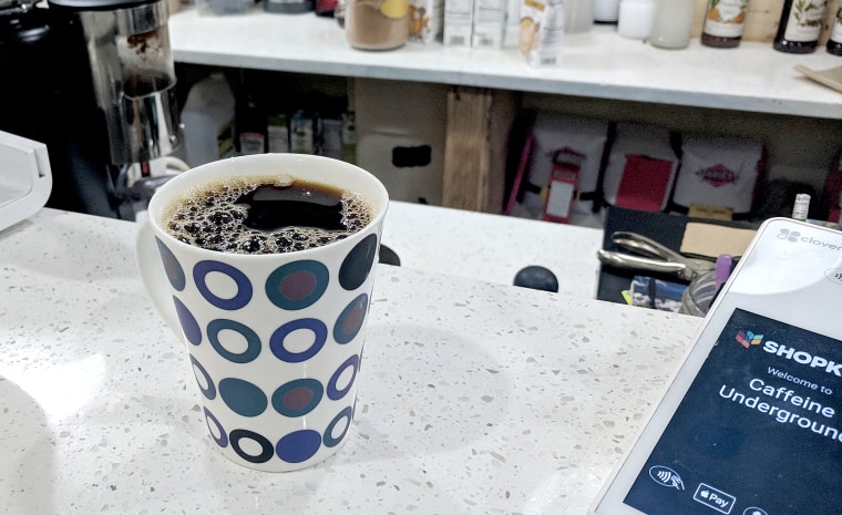 A CBD coffee prepared by Caffeine Underground.