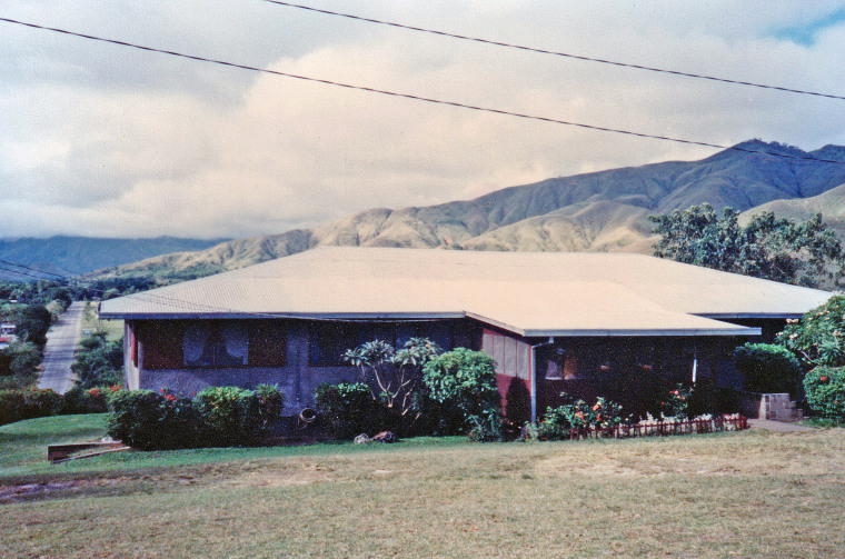 The dorm of the Aritao boarding school in the Philippines in 1988.