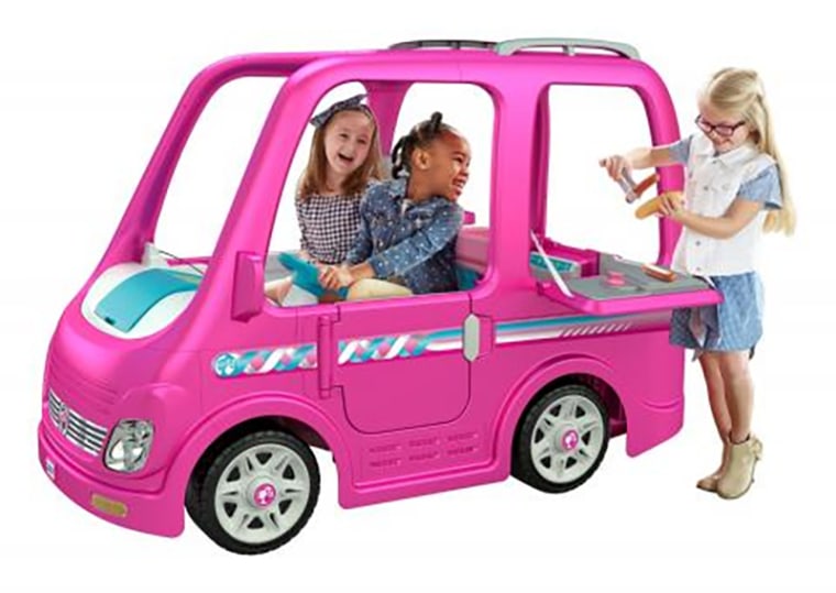 Fisher-Price recalls 44,000 Barbie Dream Camper cars due to injury risks  from faulty pedal