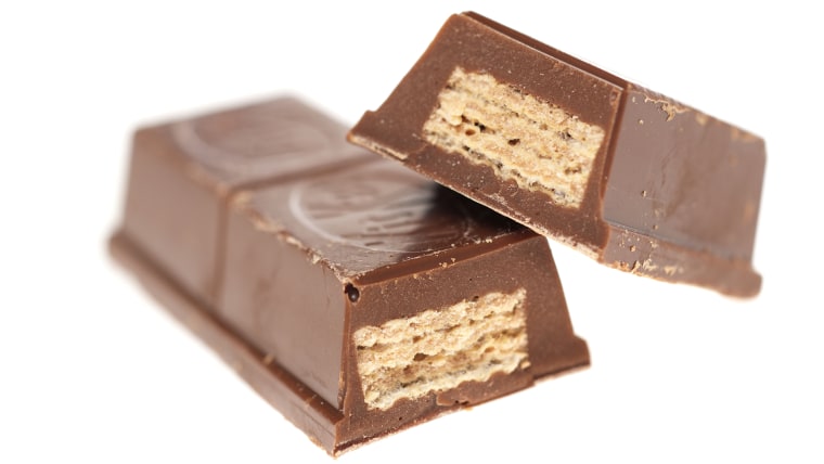 Edible Golden Chocolate Bars : kit kat bar