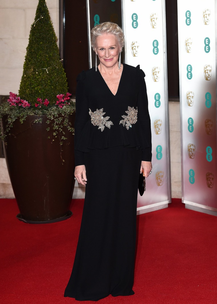 Glenn Close BAFTAs red carpet roundup