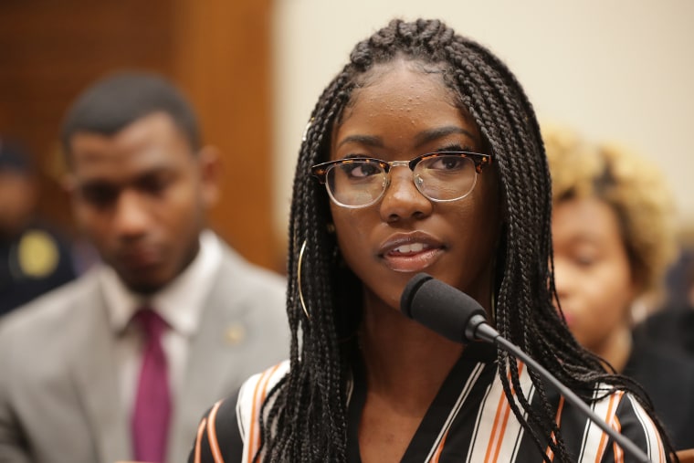 Aalayah Eastmond testifies in front of the House Judiciary Committee 