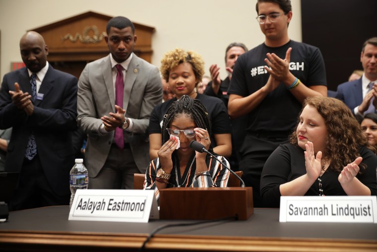 Aalayah Eastmond testifies in front of the House Judiciary Committee