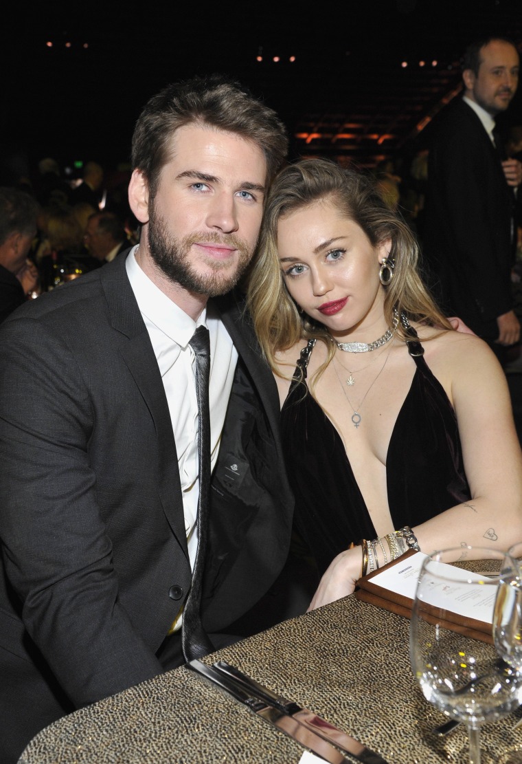 Miley Cyrus and Liam Hemsworth