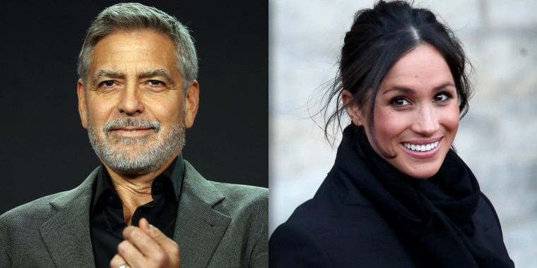 George Clooney says Meghan Markle is being harassed like Diana