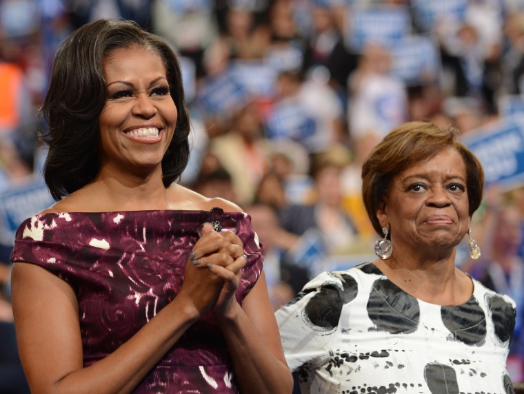 Michelle Obama and her mother