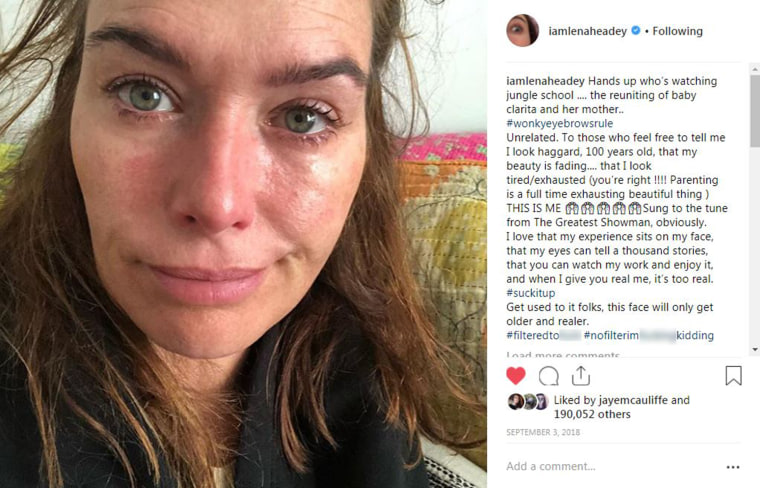 Lena Headey claps back at troll who criticized her makeup-free look